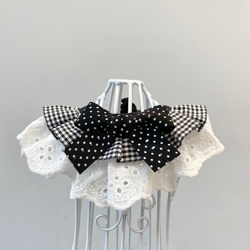 Saliva Towel Pet Bib Bow Tie Muppet