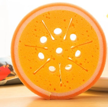 Fruit thick sponge scouring pad