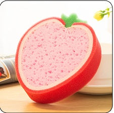 Fruit thick sponge scouring pad