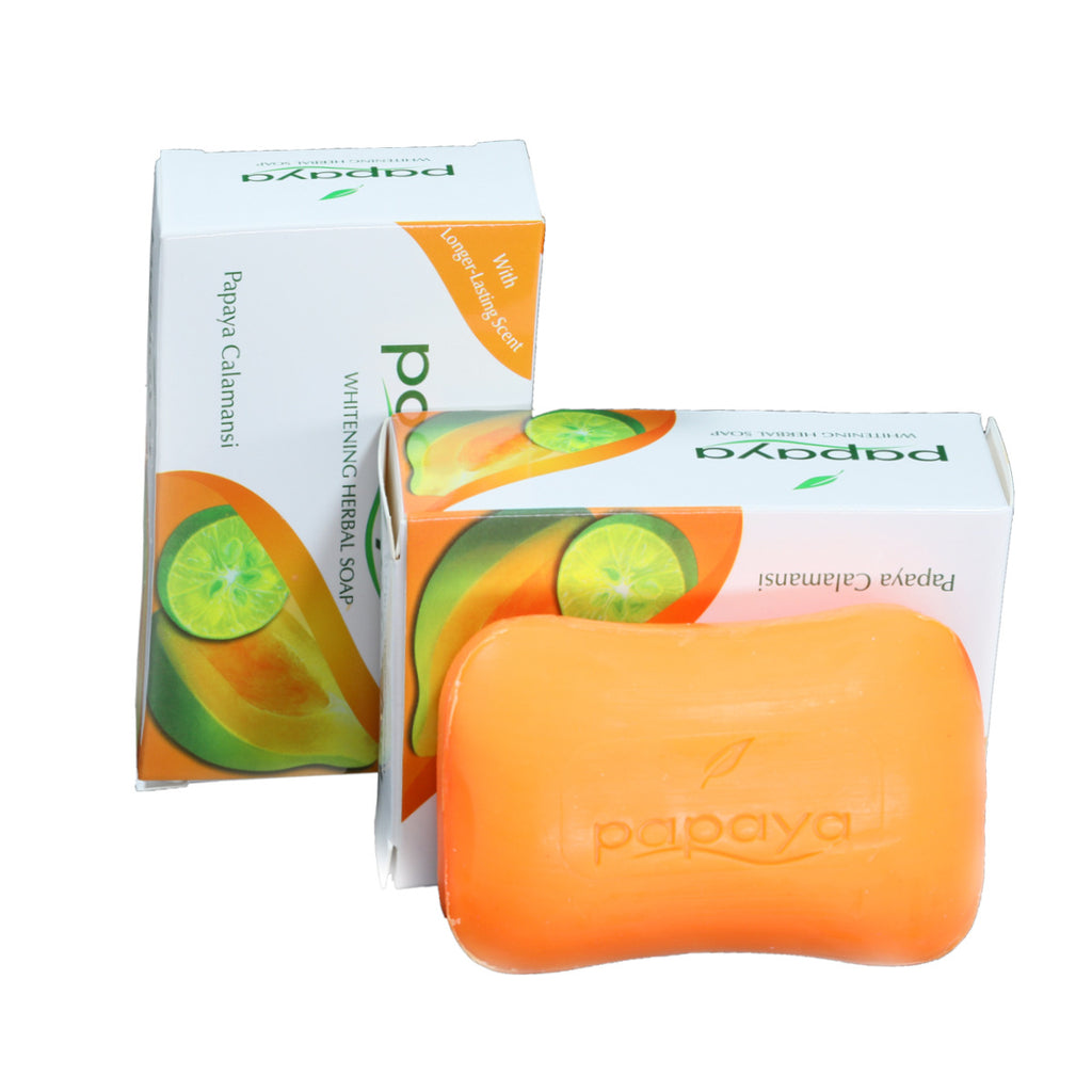 Papaya Moisturizing Cleansing Lemon Soap Facial Body Dual-use Plant Soap