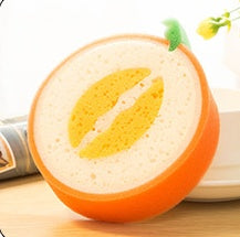 Fruit thick sponge scouring pad