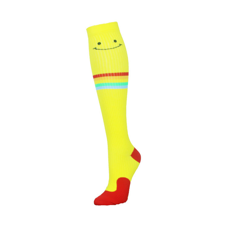 Outdoor Cycling Running Breathable Tube Socks Sports Compression Socks